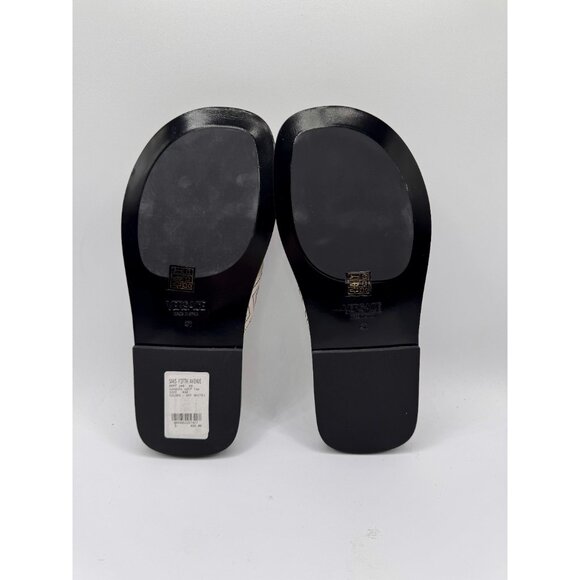 Versace Off White Motif Sandals Size 41 - Picture 10 of 16